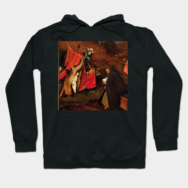 The Temptation of Saint Anthony detail - Hieronymus Bosch Hoodie by themasters